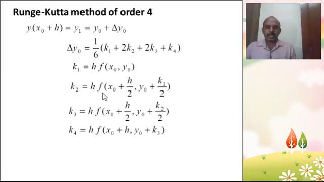 Runge Kutta method of order 4 смотреть онлайн