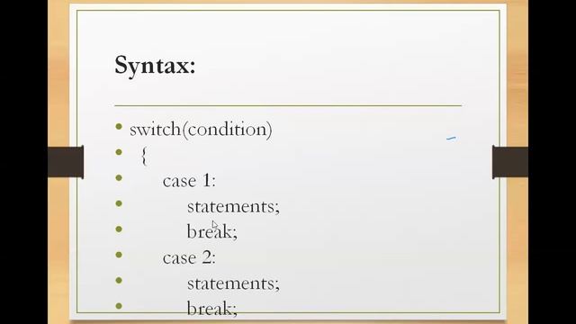 goto, switch, break statements in C++ смотреть онлайн