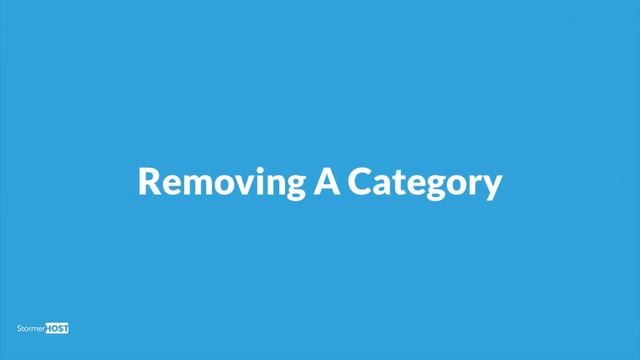 How to add and remove a Category in WordPress | StormerHost.com смотреть онлайн