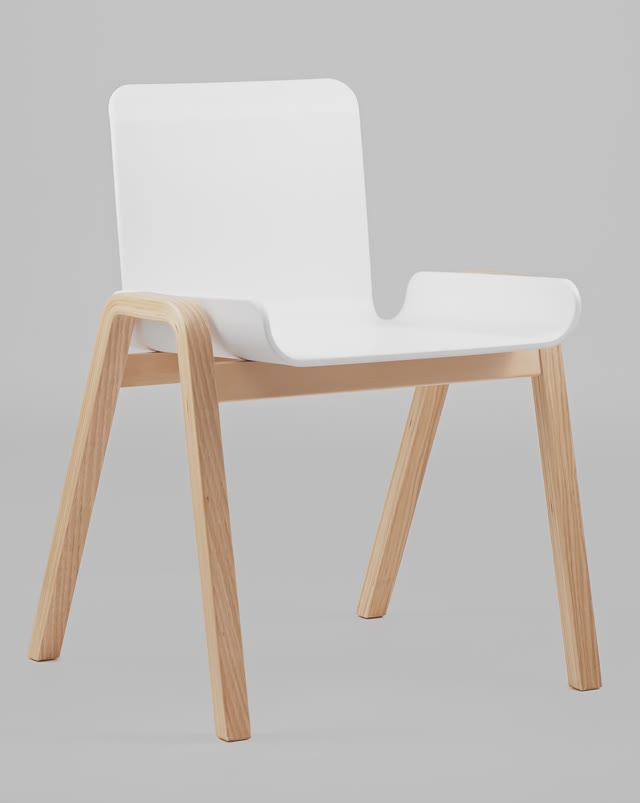 Стул Harbour. Стул для кухни из пластика и натурального дерева смотреть онлайн