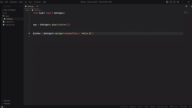 hello program in PyQt5 Telugu | PyQt5 Tutorials in Telugu смотреть онлайн