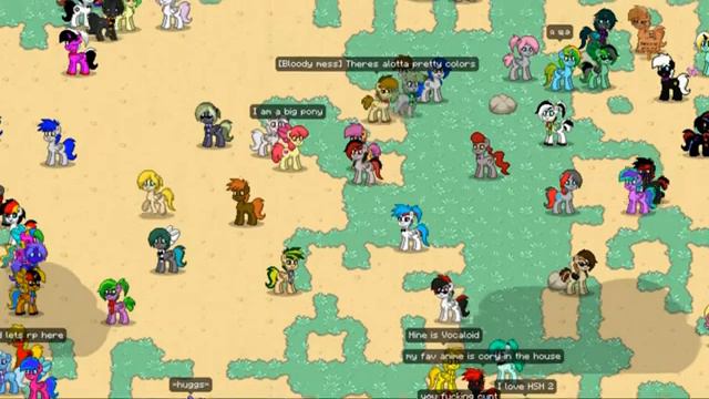 История игры Пони Таун (Pony Town) коротко. С чего все начиналось? - (Появления легендарной воды)