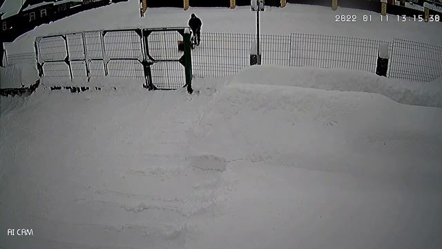 Снова снег. Снегоуборщик в работе. смотреть онлайн