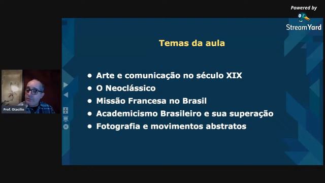 História Da Arte - Aula 2 às 21h