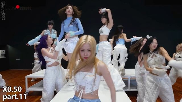 LE SSERAFIM - 2022 MAMA Dance Break Practice Mirrored Tutorial (SLOWED) смотреть онлайн