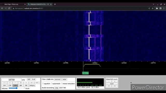 XPA2 Data Mode 22/10/2023 0840 UTC 18758kHz смотреть онлайн