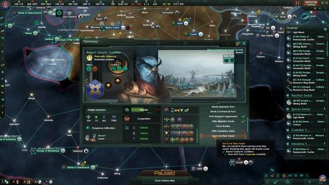 Stellaris: Federations - Science Nexus Research Wings - Unity Traditions Complete - EP32 смотреть онлайн