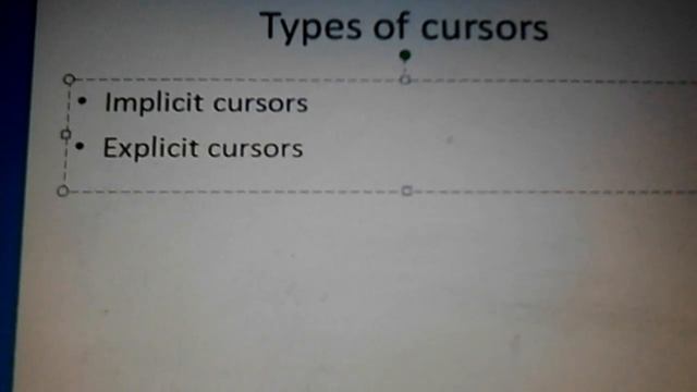 cursor and its type смотреть онлайн