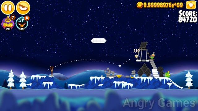Angry Birds Seasons 3 Stars On Finn Ice 19 Level смотреть онлайн