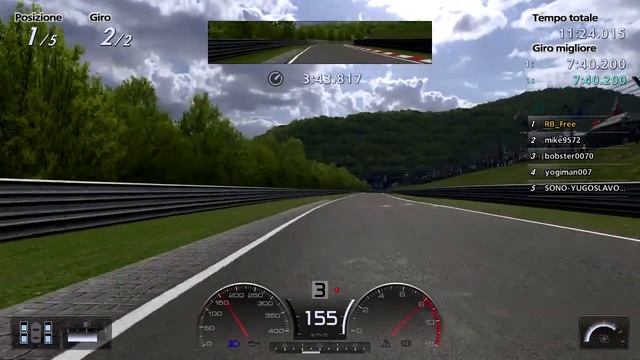 Gran Turismo 5 24H Nurburgring Nordschleife 7:33.854 CLK DTM No Aids ABS On Tyre Wear On Onboard