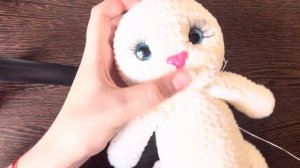 Как сделать утяжу мордочки | вязаные игрушки