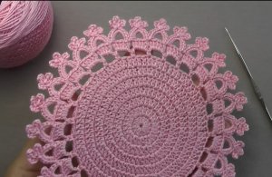 Вязание крючком: Очаровательная САЛФЕТКА крючком ВЯЗАНИЕ ДЛЯ НАЧИНАЮЩИХ