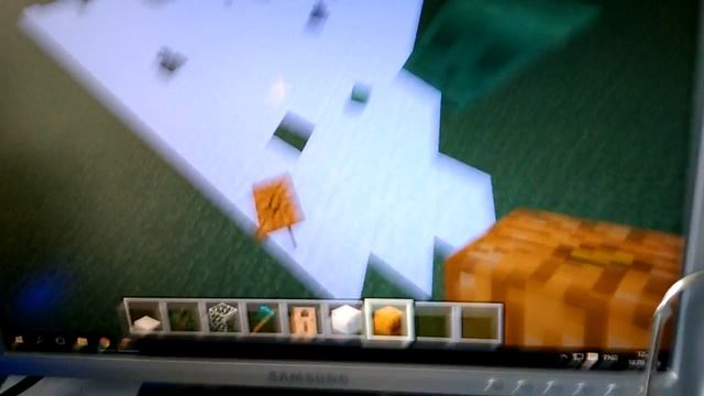 ( майнкрафт ) как сделать снеговика очень просто! смотреть онлайн