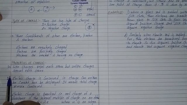 Electric Charge, Properties of Charge, Chapter 11, Electricity, Class 10 Science смотреть онлайн