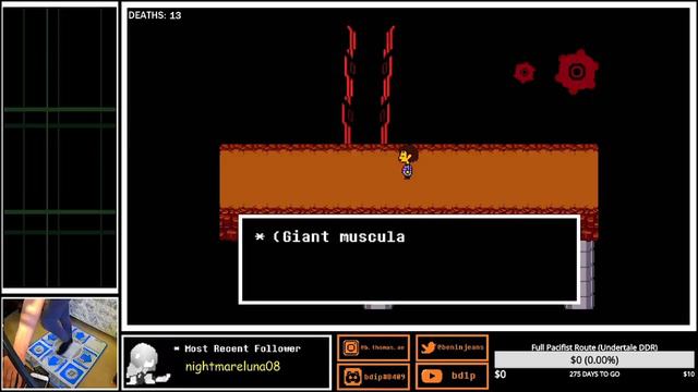 Can you beat UNDERTALE's PACIFIST ROUTE with a DANCE PAD? смотреть онлайн