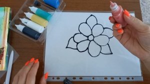 Видеоурок "Рисуем витражными красками" для малышей