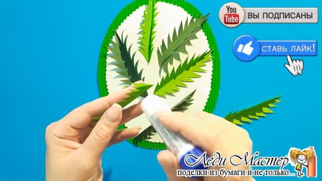 Мимоза из губки и цветной бумаги / Поделка своими руками / DIY MIMOZA EASY смотреть онлайн