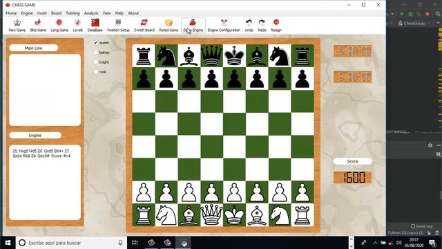 Chess Game Python and QtDesigner смотреть онлайн