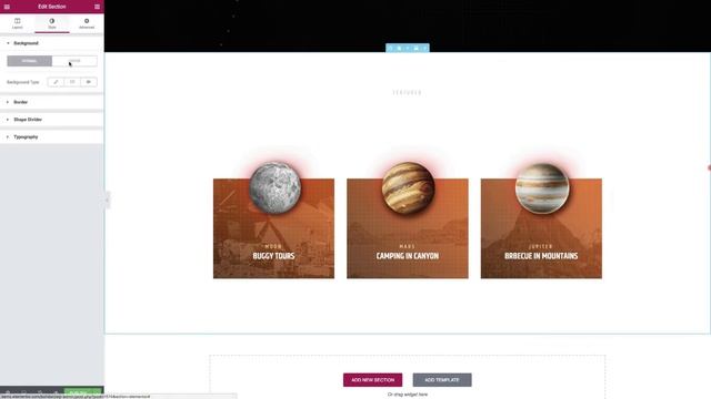 Скоростная верстка космического сайта смотреть онлайн