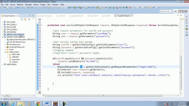 001 Servlet JBOSS 3 (JEE) смотреть онлайн