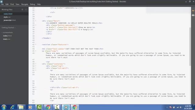 #2.Responsive Section design in Html5, Css 3 & Bootstrap смотреть онлайн