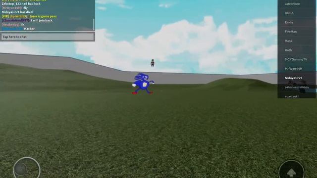 I found a hacker in sonic chase on roblox!!! смотреть онлайн