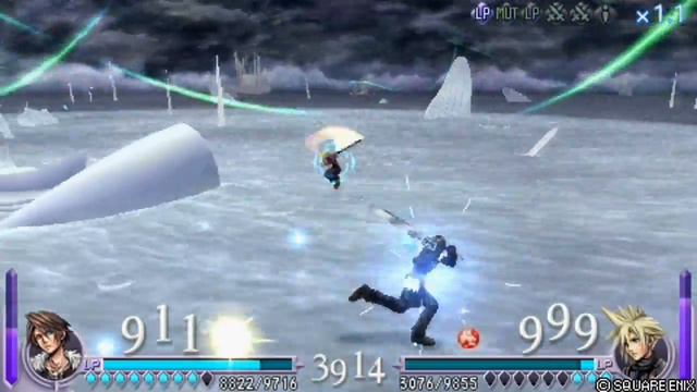 -Dissidia: Final Fantasy- Squall (Me) Vs Cloud (CPU 6/9) смотреть онлайн