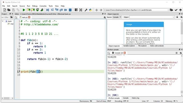 Python 5 - Funksjoner, generatorer og filoperasjoner смотреть онлайн