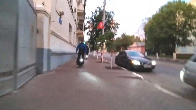 На моноколесе покатушка 22 на закате Electric unicycle 20200621(4) смотреть онлайн