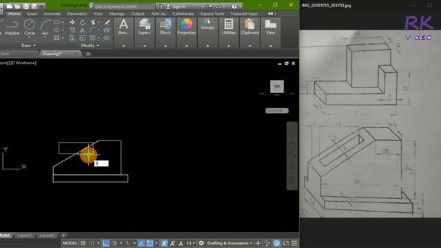 Best Practice 3d model for learning in Autocad 2019 easpecially for beginner смотреть онлайн