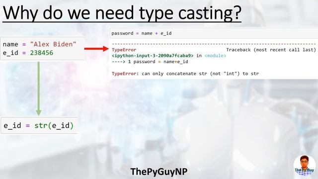 10. Python Type Casting | Python Basics Tutorial in Nepali | ThePyGuyNP смотреть онлайн