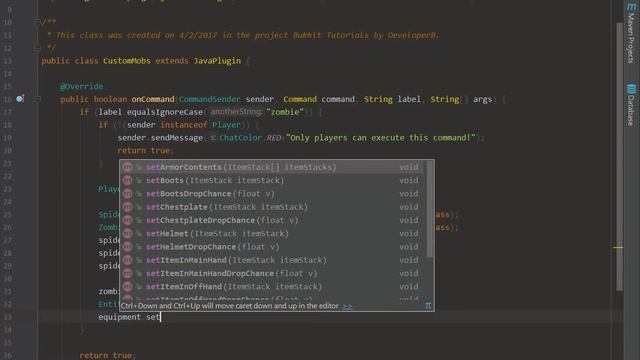 Bukkit Coding 1.11 | Episode 28 - Custom Mobs смотреть онлайн