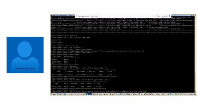 Cassandra + Spark + Tableau by Oleksandr Berchenko (Ukr) смотреть онлайн