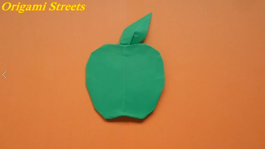 Как сделать яблоко из бумаги. Оригами яблоко из бумаги.mp4 смотреть онлайн