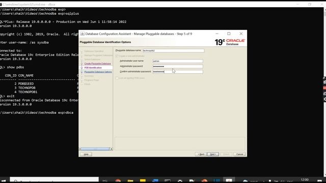 create pluggable database using dbca assistance tool in 19c database смотреть онлайн