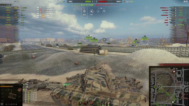 Как играть на тяжелом танке Tiger II на карте Минск смотреть онлайн