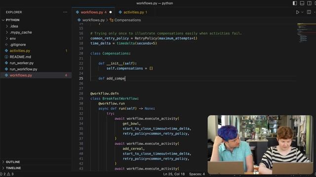 Temporal Unscripted: Compensating Transactions (part of Saga Pattern) in Python смотреть онлайн