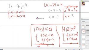 Решение линейных неравенств с модулем