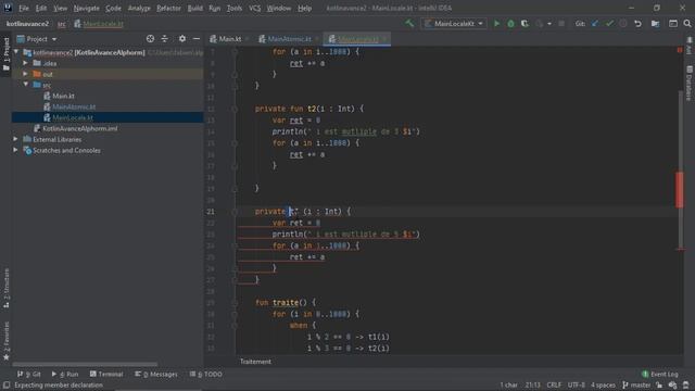 Comment mettre en œuvre les fonctions locales sous Kotlin - Vidéo Tuto смотреть онлайн
