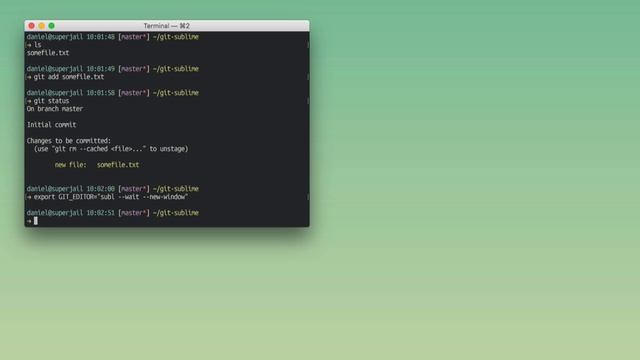 Using Sublime Text as your Git Editor смотреть онлайн