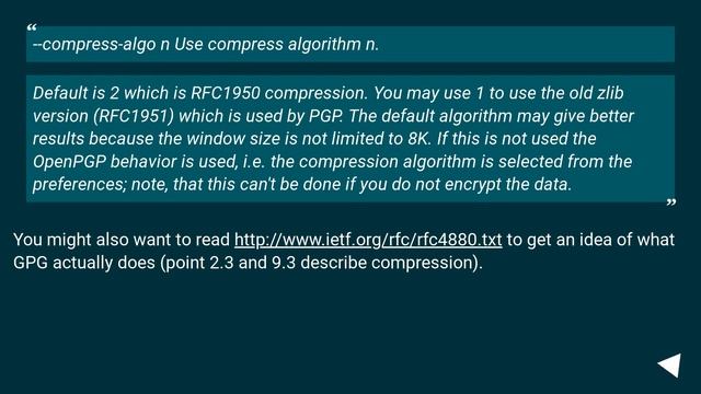 Does GNU GPG compress by default? смотреть онлайн