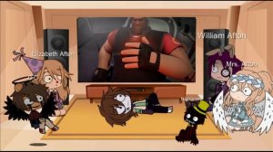 Afton Family Reacts To «Meet The Medic!»  By TF2 || Gacha club ||