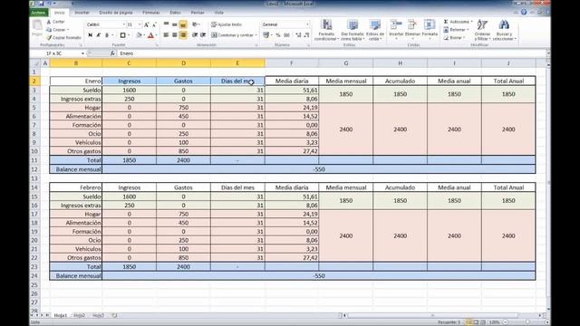 Excel 2010 - Contabilidad doméstica avanzada смотреть онлайн