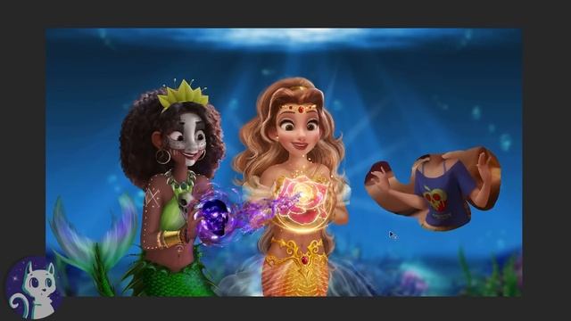 Disney Princesses in The Little Mermaid! ?✨ They become part of Ariel's world! | Alice Edit! смотреть онлайн