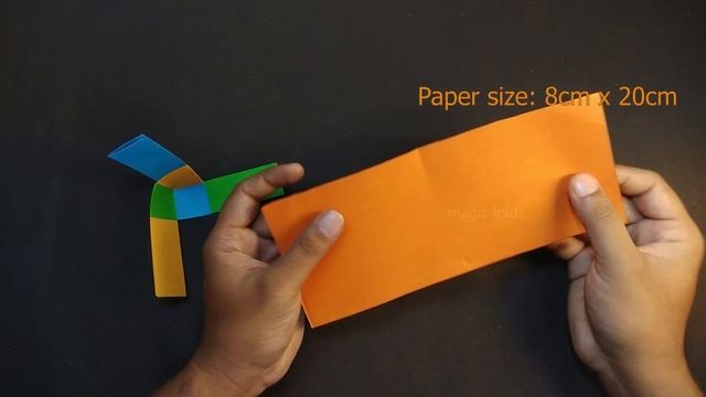 3 BLADE FAN | ORIGAMI FAN | PAPER FAN | Origami tutorial смотреть онлайн