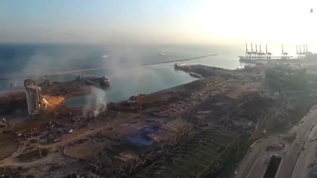 Мощнейший взрыв аммиачной селитры в Бейруте.