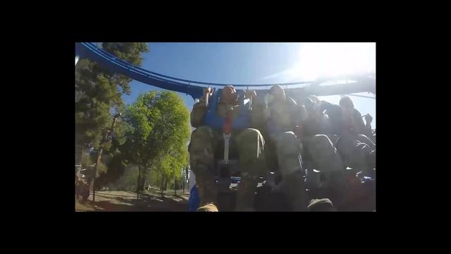 Patriot New Roller Coaster Front Seat POV Californias Great America #rollercoaster #rollercoasterpo смотреть онлайн