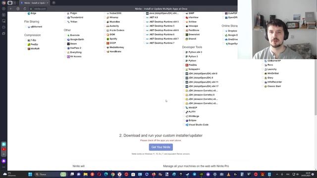 Ninite : Как установить много приложений в автоматическом режиме после переустановки Windows ? смотреть онлайн