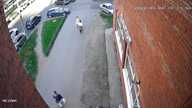Пример записи с уличной автономной камера на аккумуляторах GBR30 смотреть онлайн
