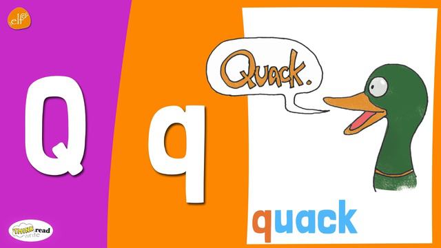 Letter Q Practice _ Phonics and Vocabulary _ Think Read Write _ ELF Learning смотреть онлайн